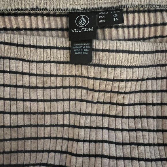 Striped Ruched Skirt - Picture 2 of 3